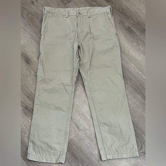 Duluth Trading Co. 36W 30L Beige Tactical Hiking Performance Heavy Cotton Pants - Picture 1 of 7